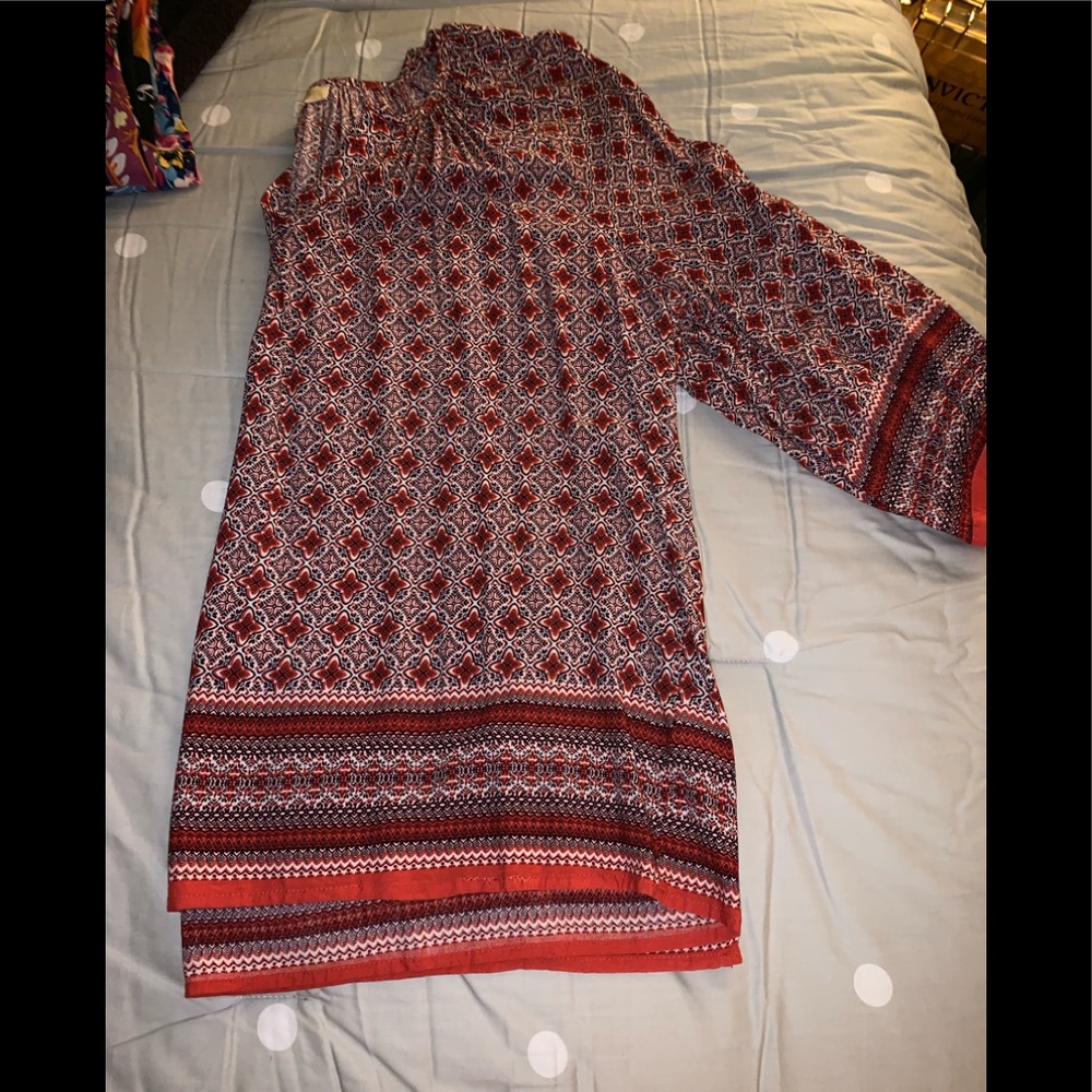 Peasant top.  3/4 sleeves.  Like new